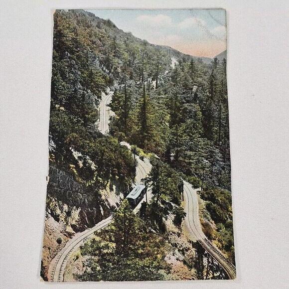 Antique Early 1900s Pacific Electric Railway Post Card Mount Lowe California - Picture 1 of 2